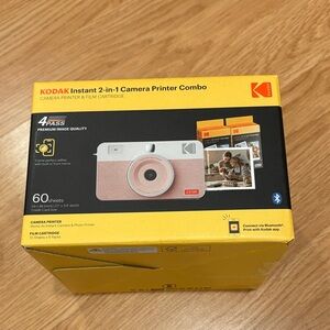 Kodak Instant Camera Printer in Pink and White